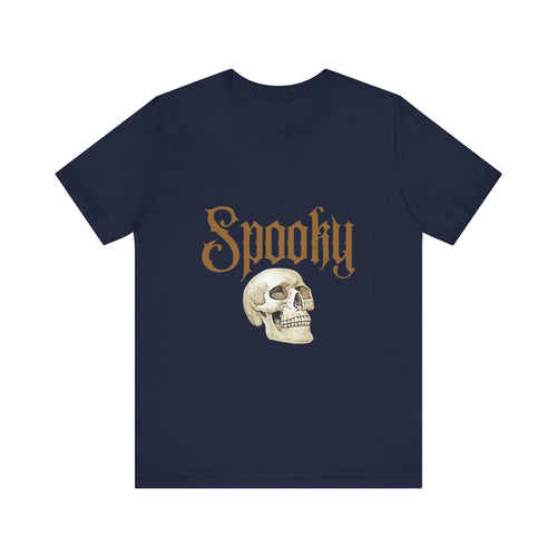 Spooky Skull Halloween Unisex Jersey Short Sleeve Tee