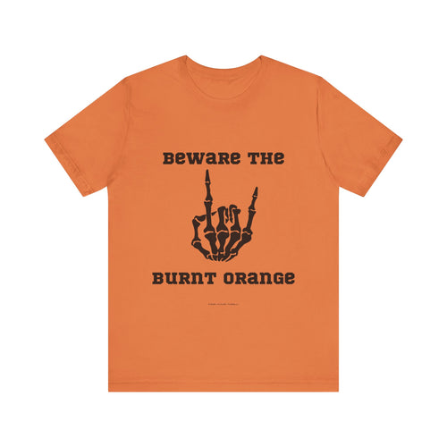 Beware The Burnt Orange Men's Jersey Short Sleeve Tee