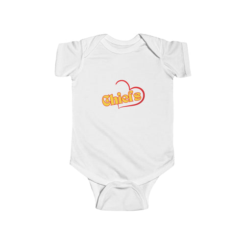 Chiefs Heart Baby Onesie