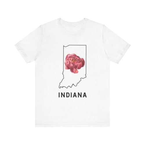 Indiana State Flower Unisex Jersey Short Sleeve Tee