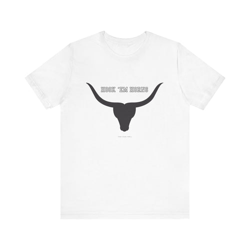 🤘 Hook ’Em Horns – Find Your Thrill Short Sleeve Tee 🧡🐂