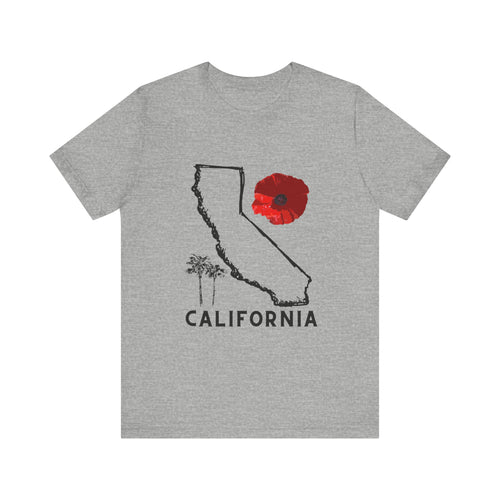 Cali State Love Unisex Jersey Short Sleeve Tee