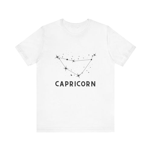 Capricorn Sea Goat Constellation Zodiac Unisex Jersey Short Sleeve Tee