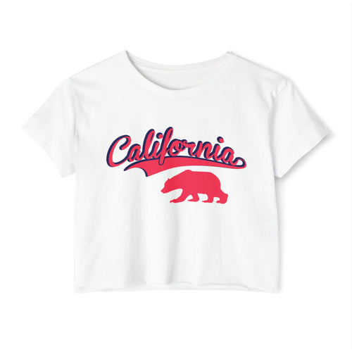 California Bear Women's Festival Crop Tee
