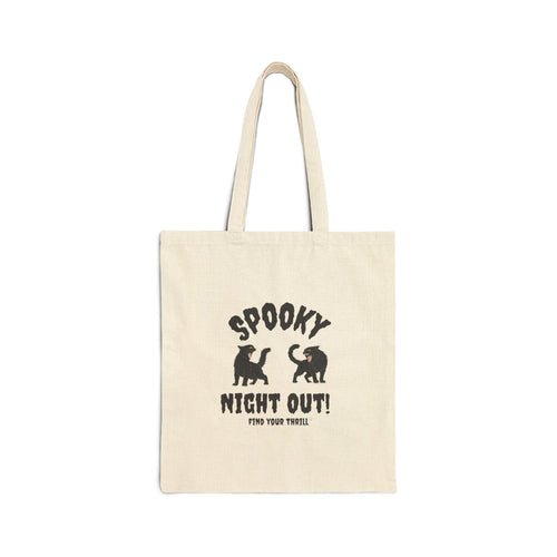 Spooky Night Out! Cotton Canvas Tote Bag