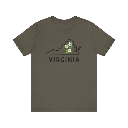 Virginia State Unisex Jersey Short Sleeve Tee