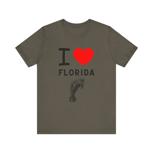 I Heart Florida Unisex Jersey Short Sleeve Tee