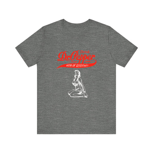 Drink Dr. Pepper Men's Short Sleeve PinUp Tee