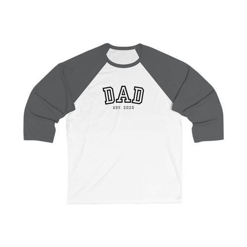 Dad Est. 2025 Men's Baseball Tee