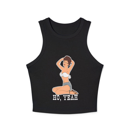 KOTH Sexy Peggy Women's Micro Rib Racer Tank Top
