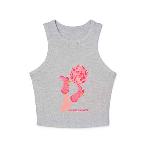 Women's Micro Rib Racer Tank Top