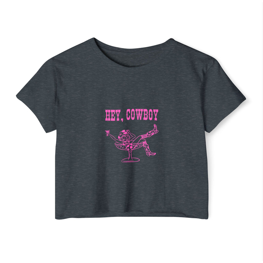 Hey, Cowboy - Women's Festival Crop Top