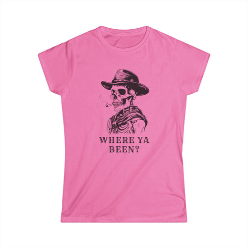 Where Ya Been? Luke Bell Women's Softstyle Tee