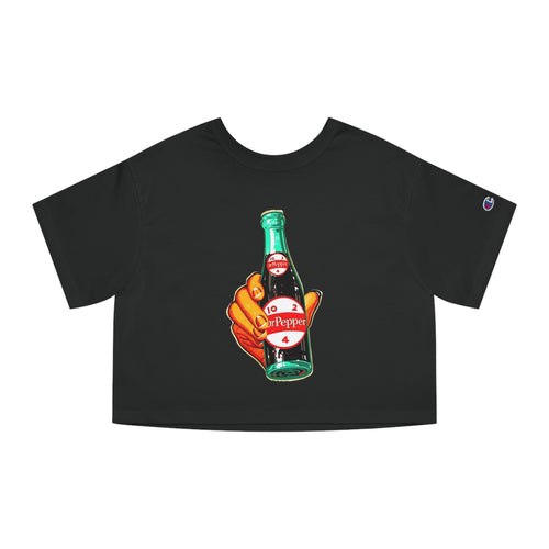 Vintage Bottle Champion Women's Heritage Cropped T-Shirt