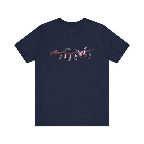 Glow Up Butterflies Jersey Short Sleeve Tee