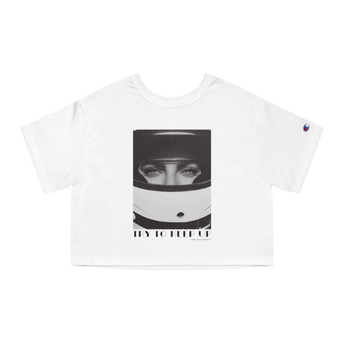 🏁 Try To Keep Up – Champion Women’s Heritage Cropped T-Shirt | Women Who Race