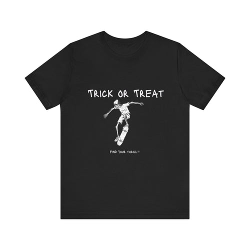 Trick Or Treat SkateBoard Unisex Jersey Short Sleeve Tee