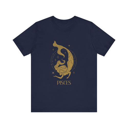 Pisces Constellation Zodiac Unisex Jersey Short Sleeve Tee
