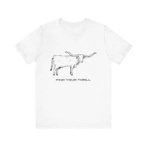 Long horn FYT 2 Unisex Jersey Short Sleeve Tee