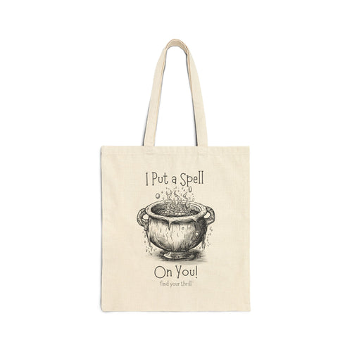 I Put A Spell on You! Cotton Canvas Tote Bag