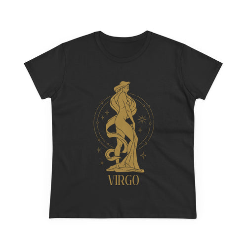 Virgo Zodiac Women's Midweight Cotton Tee