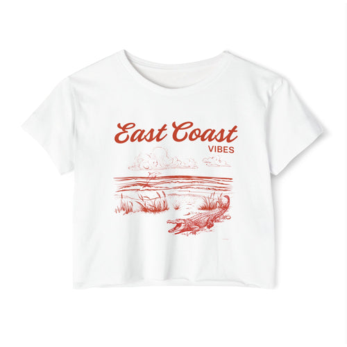 East Coast Vibes Women's Festival Crop Top