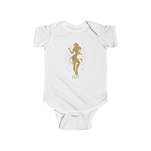 Leo Baby Zodiac Constellation Infant Fine Jersey Bodysuit