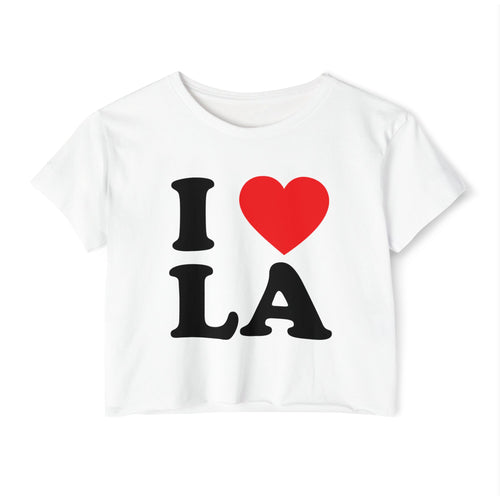 I ❤️ LA Women's Crop Tee