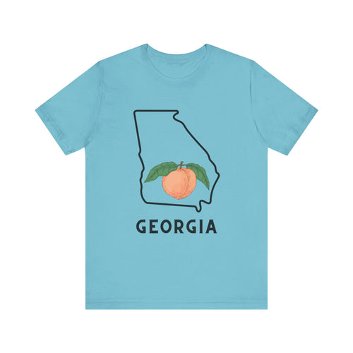 Georgia Peach State Unisex Jersey Short Sleeve Tee