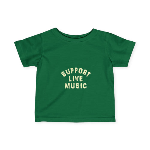 Support Live Music Infant Fine Jersey Tee