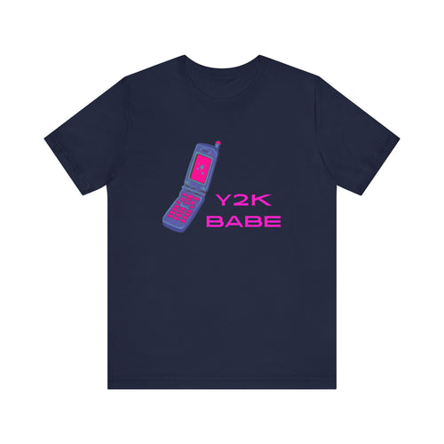Y2K babe - flip phone - Short Sleeve Tee