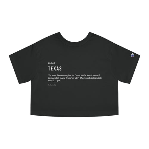 Texas Defined Champion Women's Heritage Cropped T-Shirt