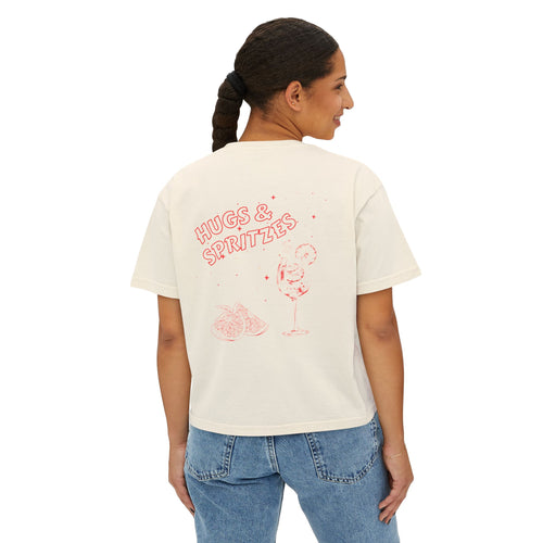 Hugs & Spritzes Cozy Boxy Tee