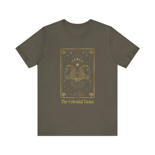 Gemini The Celestial Twins Zodiac Tee