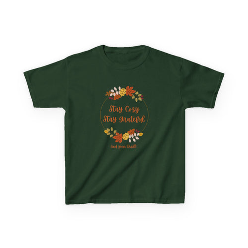 Stay Cozy Stay Grateful Kids Tee