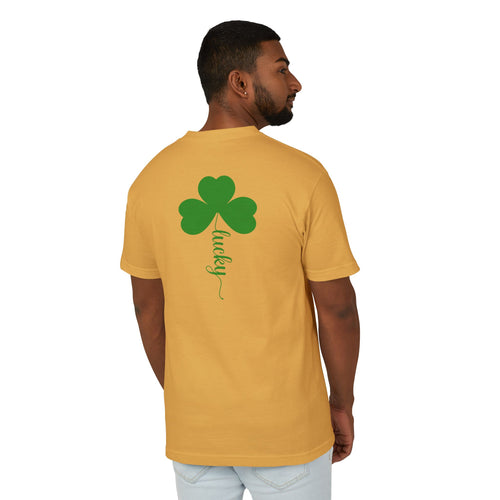 Lucky Clover Men's Cotton Tee 🍀