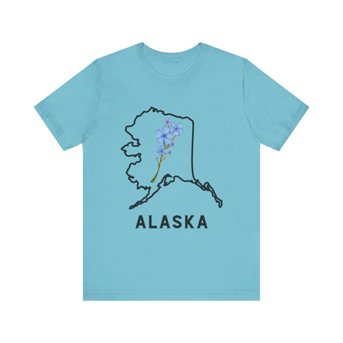 Alaska State Jersey Short Sleeve Tee