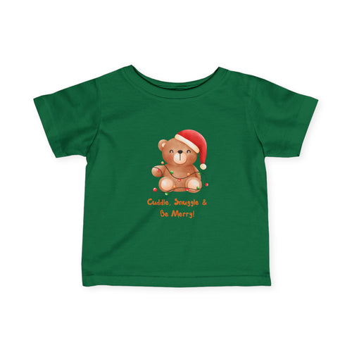 Cuddle, Snuggle and Be Merry Infant Fine Jersey Tee