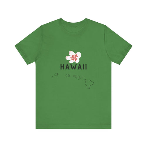 Hawai'i Islands & Flower Unisex T-Shirt – Embrace Aloha Vibes