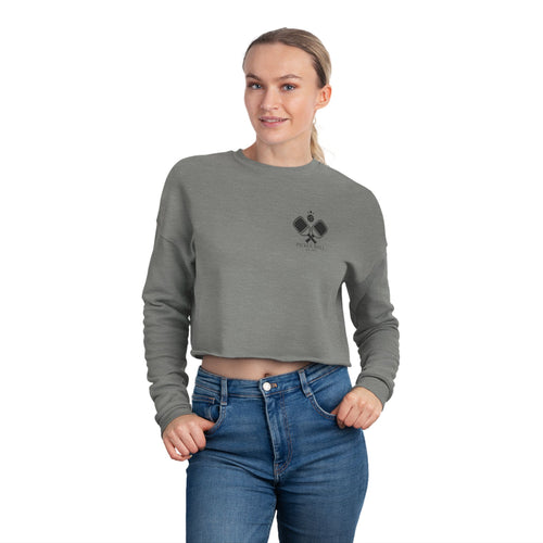 Pickleball Women's Cropped Sweatshirt