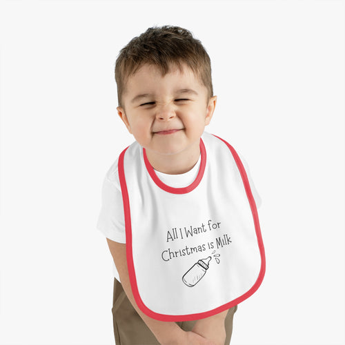 All I Want For Christmas is MILK! Bib