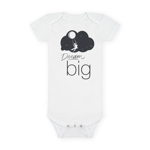 Dream Big Onesie® Organic Baby Bodysuit
