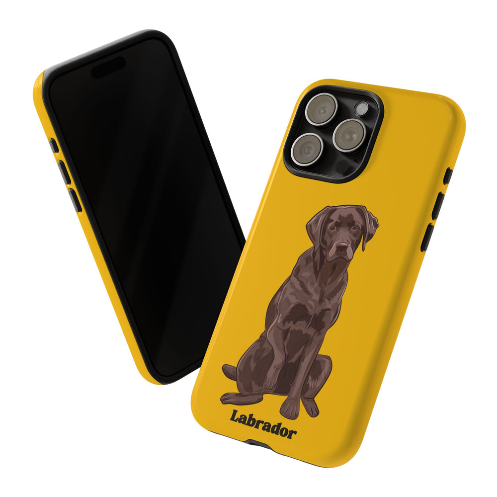 Chocolate Lab Protective Phone Case