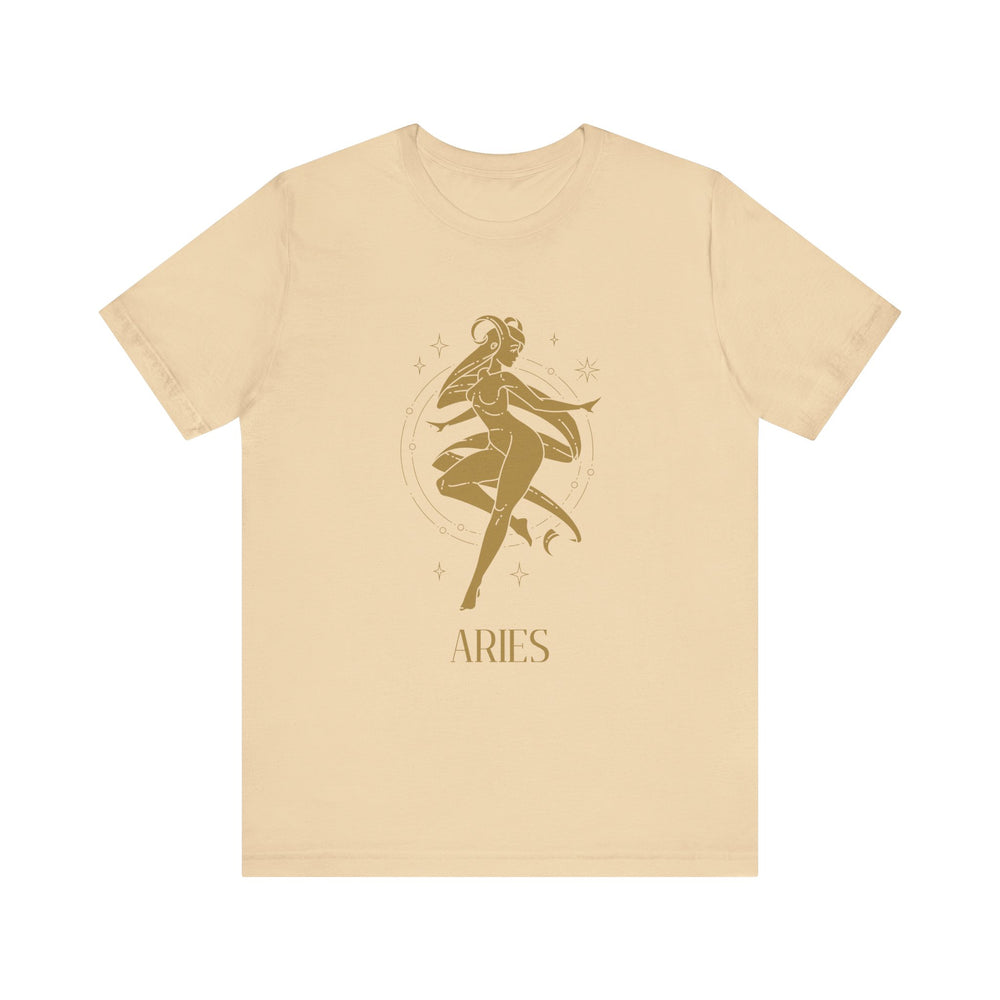 Aries Constellation Zodiac The Ram Men's Jersey Short Sleeve Tee