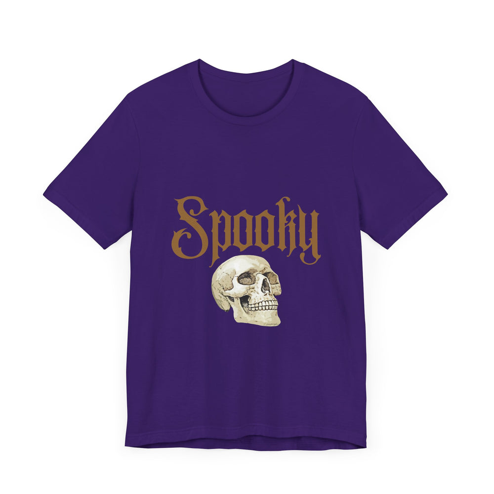 Spooky Skull Halloween Unisex Jersey Short Sleeve Tee