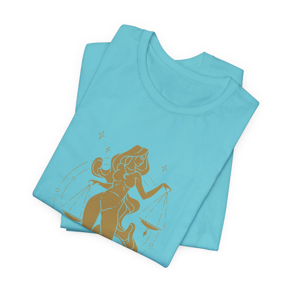 Libra Constellation Zodiac Short Sleeve Tee