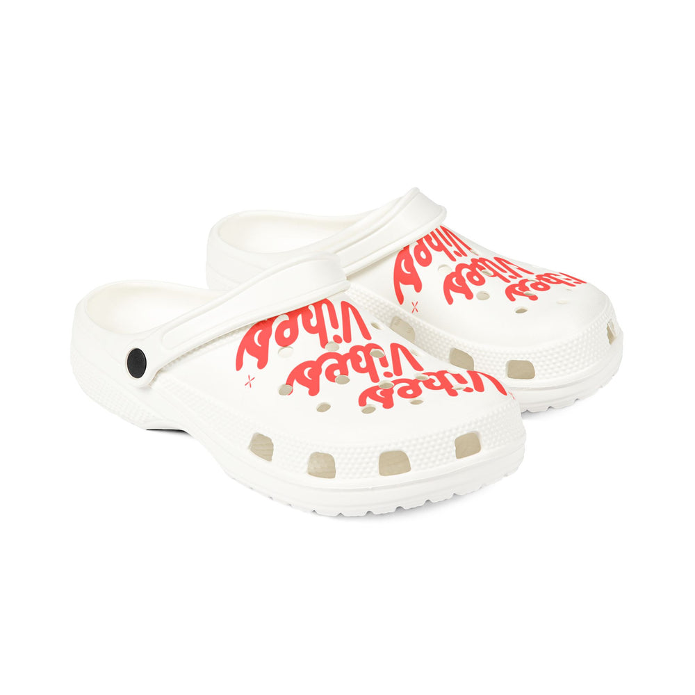 Vibes Vibes Vibes White Crocs