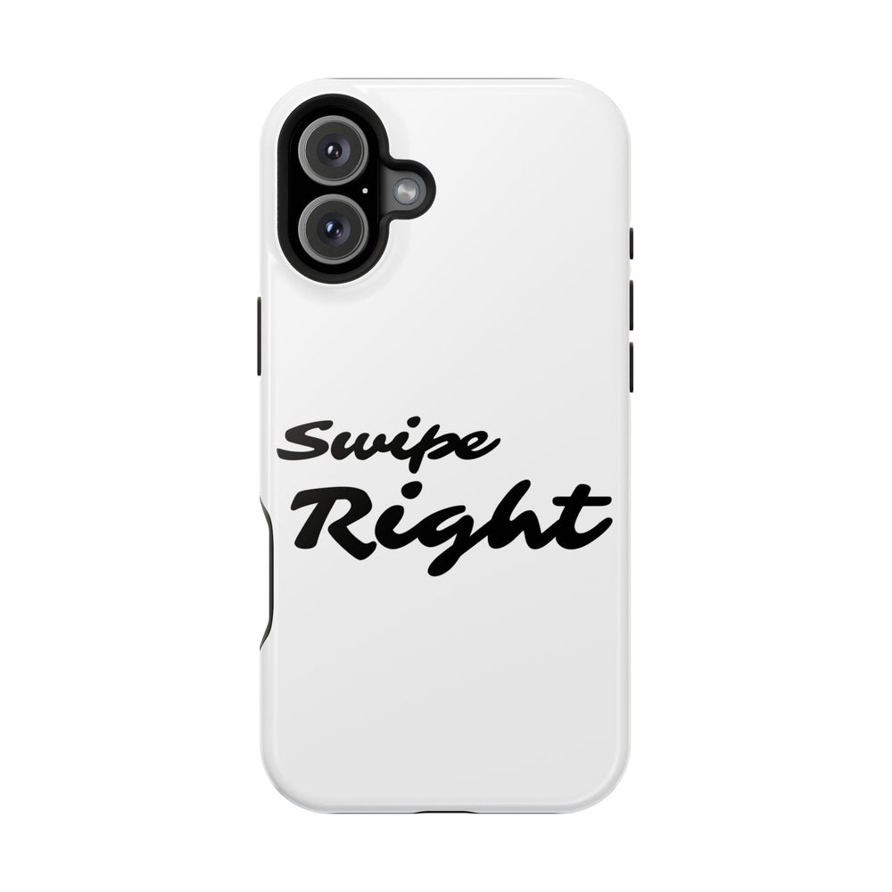 Swipe Right iPhone 16, 15 Magnetic Tough Cases - A Perfect Match for Your iPhone