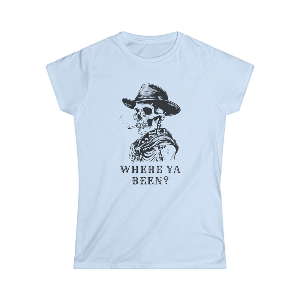Where Ya Been? Luke Bell Women's Softstyle Tee