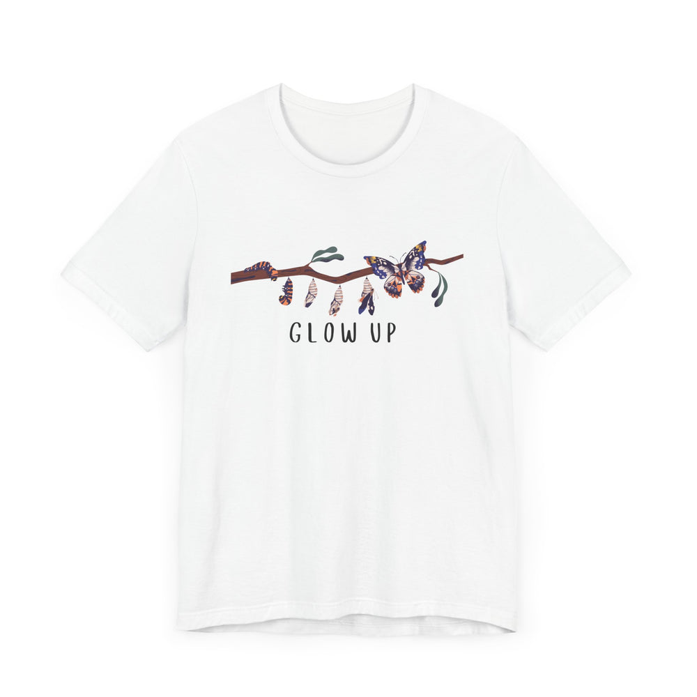 Glow Up Butterflies Jersey Short Sleeve Tee